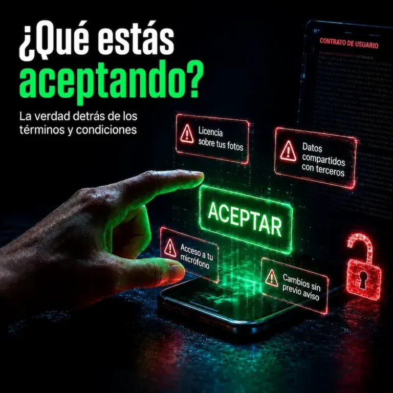 ¿Qué pasa realmente cuando aceptas términos y condiciones sin leer?