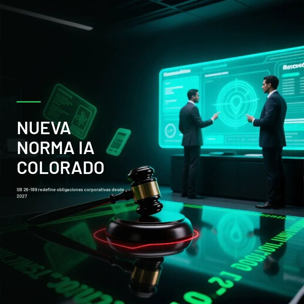 Ley de IA de Colorado (SB 26-189): qué cambió y qué deben hacer las empresas desde 2027