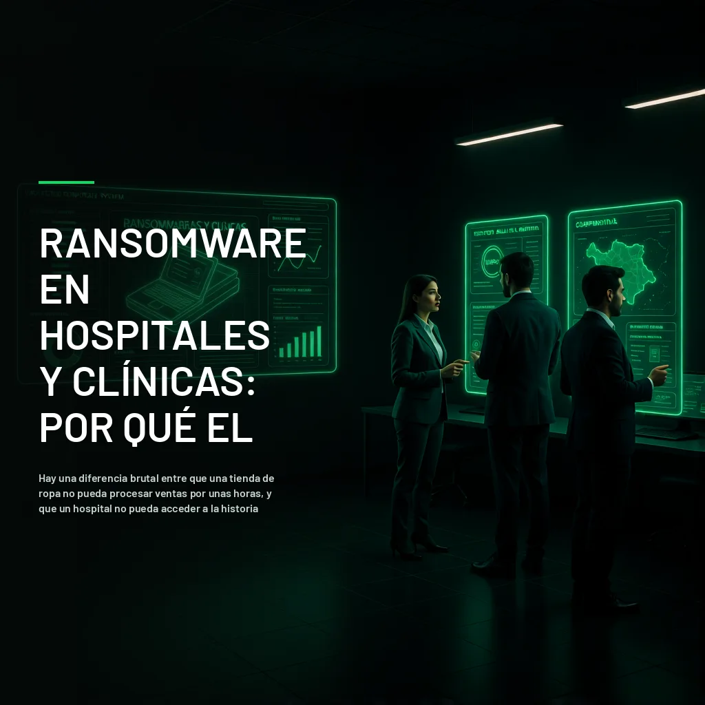 Ransomware en Hospitales y Clínicas: Por Qué el Sector Salud es el Objetivo #1