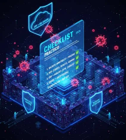 Cómo prevenir ransomware en empresas: checklist práctico