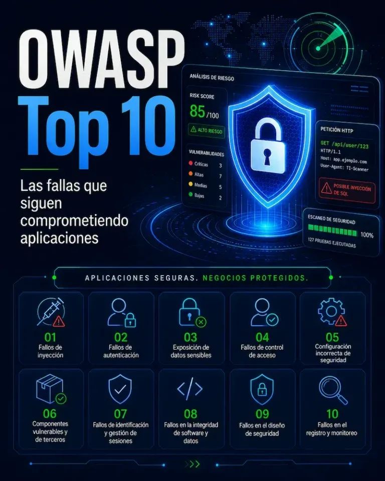 OWASP Top 10: las fallas que siguen comprometiendo aplicaciones