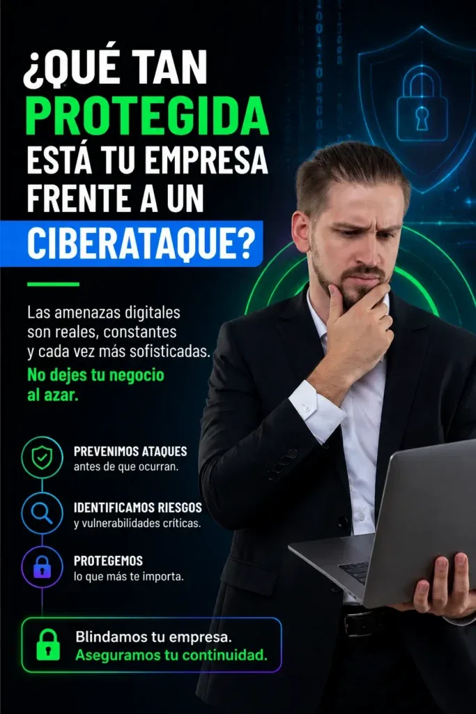 ¿Qué tan protegida está mi empresa frente a un ciberataque?