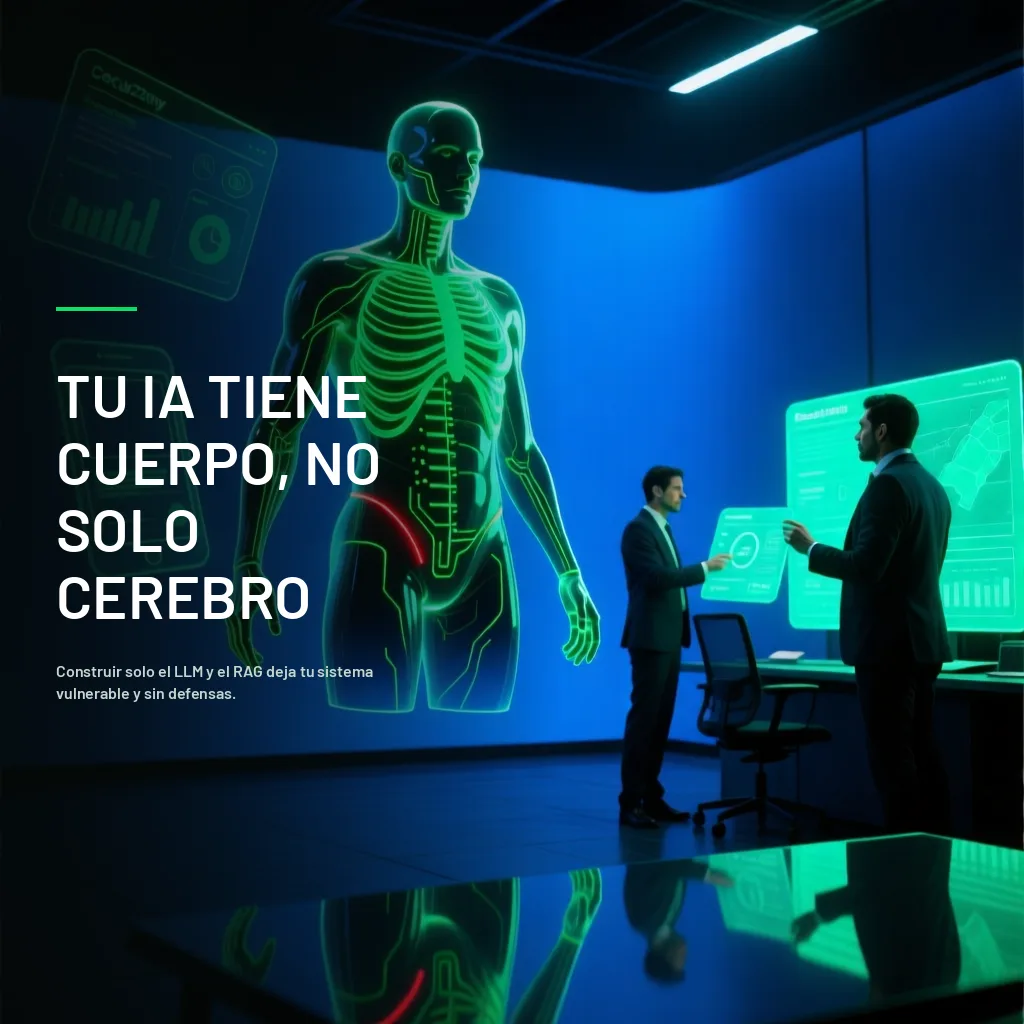 Su stack de IA explicado como un cuerpo humano: por qué quedarse en LLM + RAG lo deja sin sistema inmune