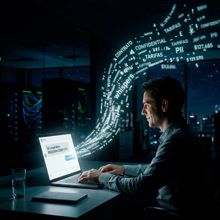 Seguridad de IA en empresas: así ocurre una fuga de datos al usar asistentes tipo ChatGPT/Copilot (y cómo evitarla)