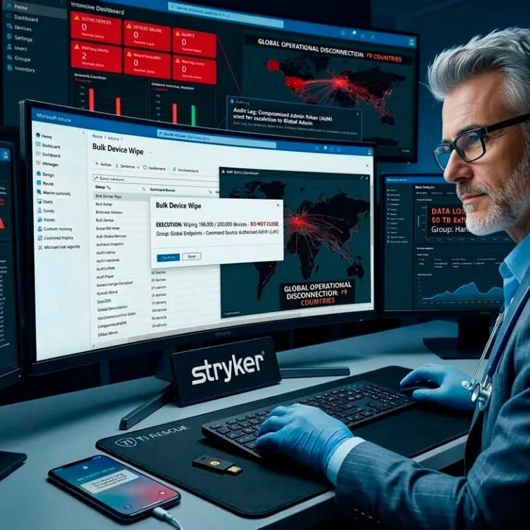Control de Identidad y Sabotaje Operativo: El Caso Stryker vía Microsoft Intune