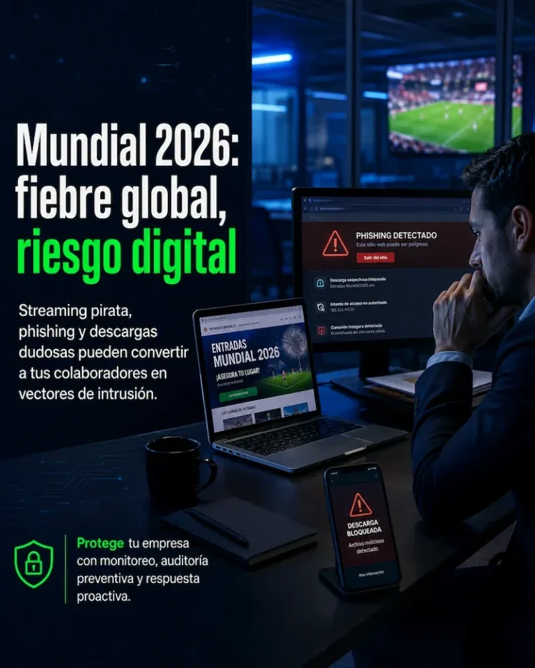 Mundial 2026: La temporada de oro del phishing, aplicaciones falsas y estafas de streaming