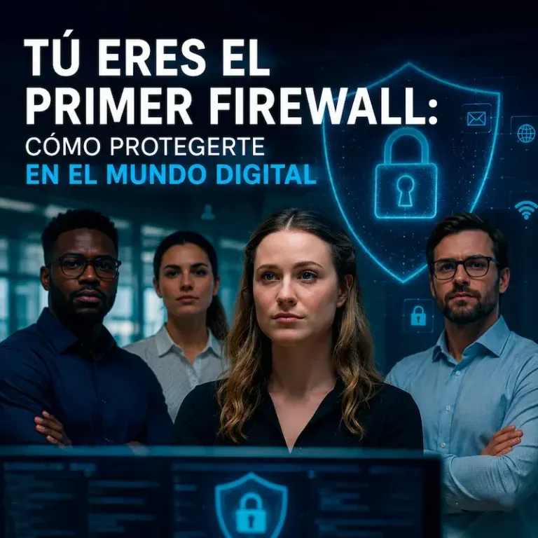 Tú eres el primer firewall: cómo protegerte en el mundo digital