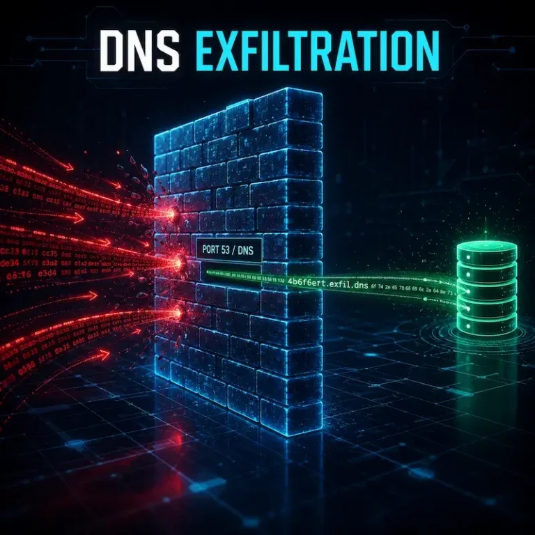 DNS Exfiltration: cómo se fuga tu base de datos sin tocar el firewall