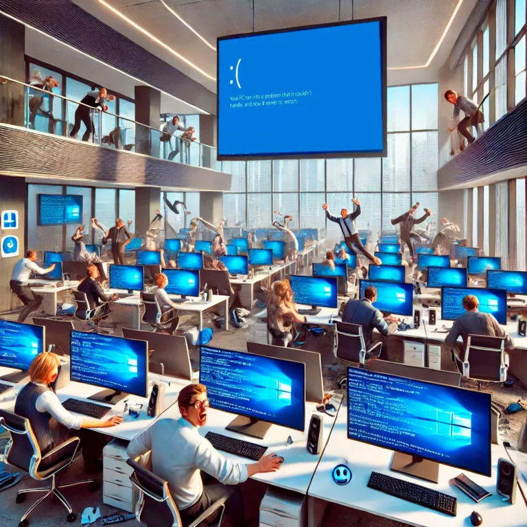 Caida de microsoft