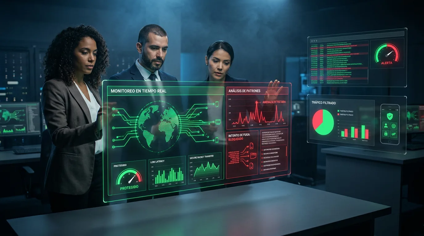 Controles y monitoreo que cortan el ataque.
