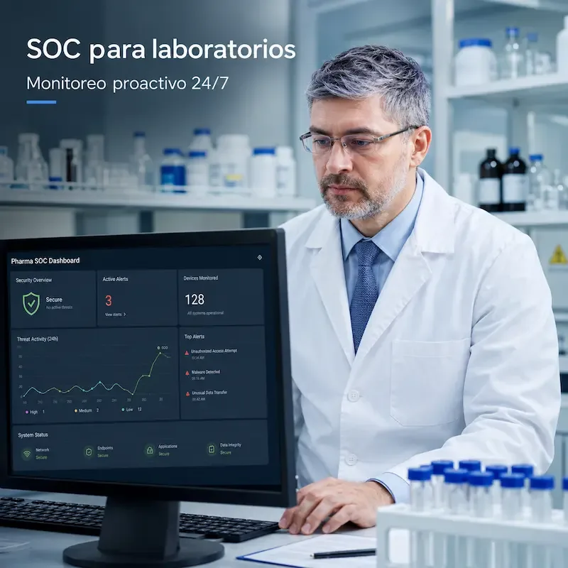 SOC para la industria farmaceutica