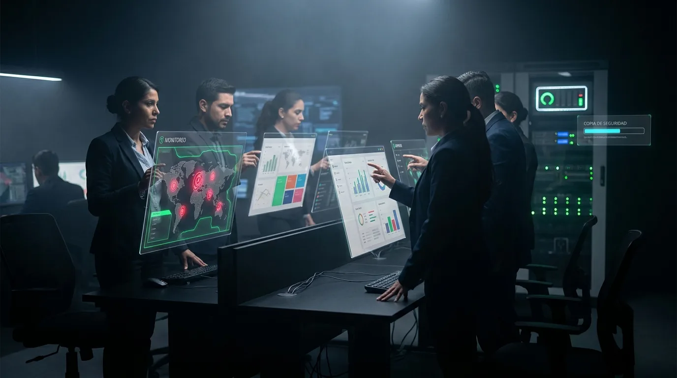 Controles y monitoreo que cortan el ataque.