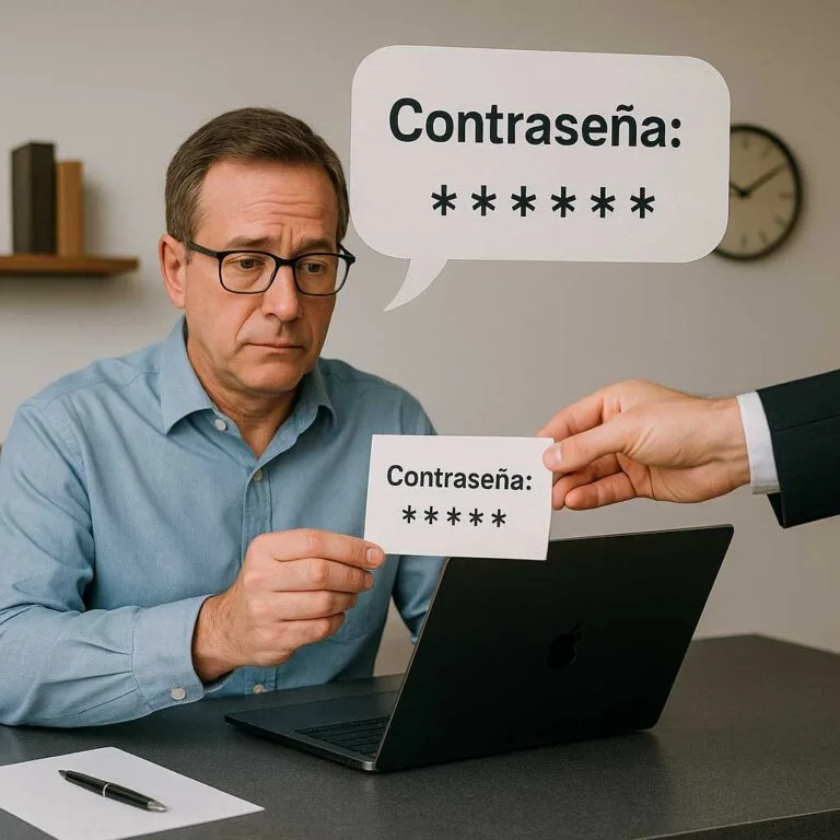 El día que un empleado compartió su contraseña… y nadie lo notó