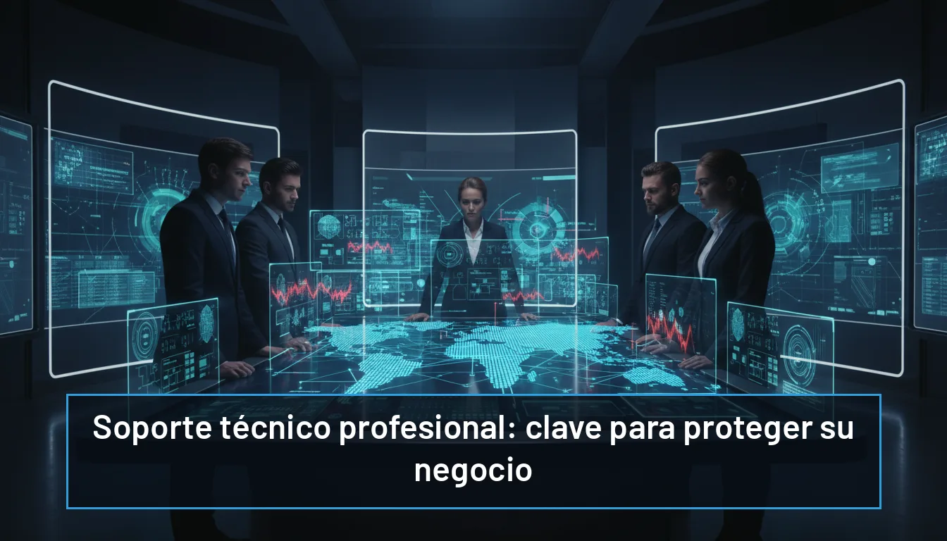 Soporte técnico profesional: su escudo contra ciberamenazas