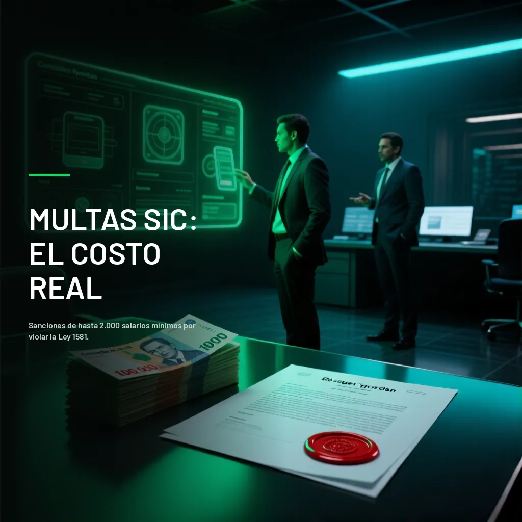 Multas de la SIC por Violar la Ley de Protección de Datos: Casos Reales en Colombia