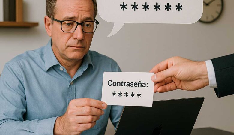 El día que un empleado compartió su contraseña… y nadie lo notó