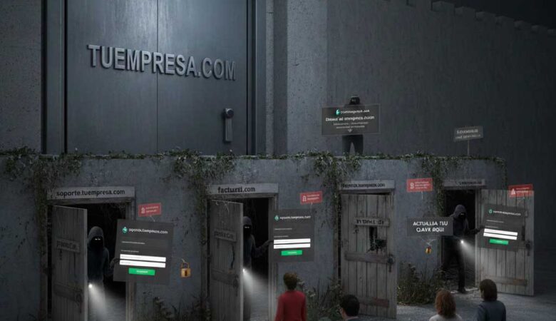 El truco del subdominio: cómo te roban confianza sin hackear tu dominio