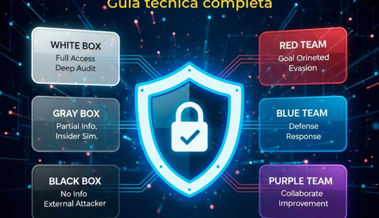 ¿Cuáles son los tipos de hacking ético?