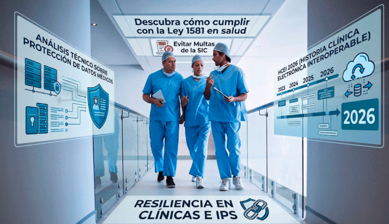 Protección de datos bajo la Ley 1581: Cómo evitar multas y fugas de información en su clínica o IPS