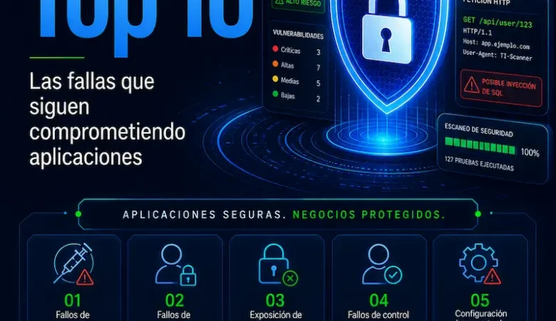 OWASP Top 10: las fallas que siguen comprometiendo aplicaciones