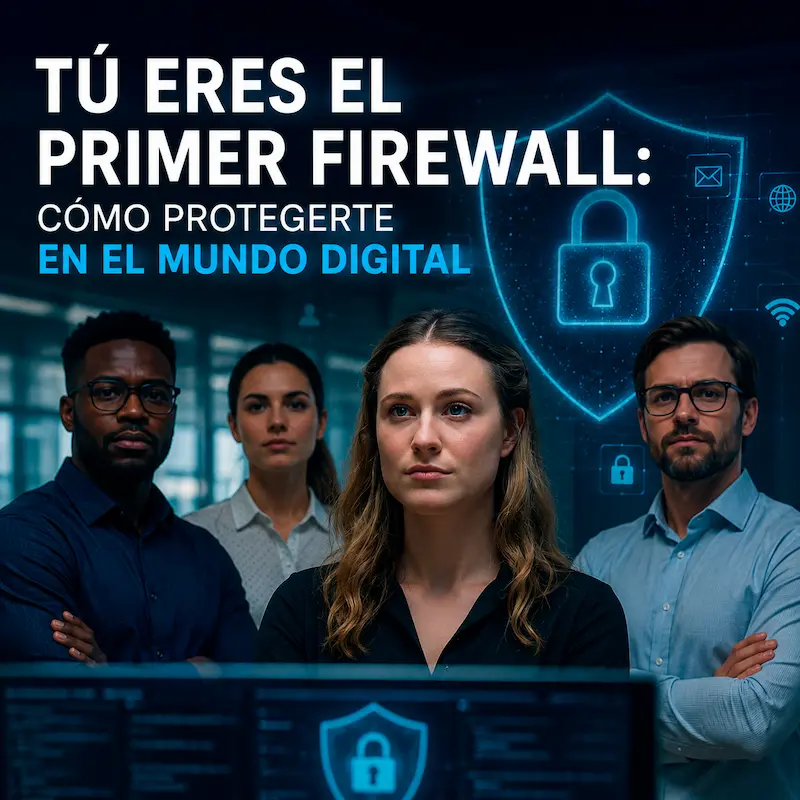 Tú eres el primer firewall: cómo protegerte en el mundo digital