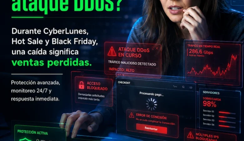 CyberLunes, HotSale y Black Friday: ciberseguridad en Colombia para proteger tu e-commerce de fraudes y ataques DDoS