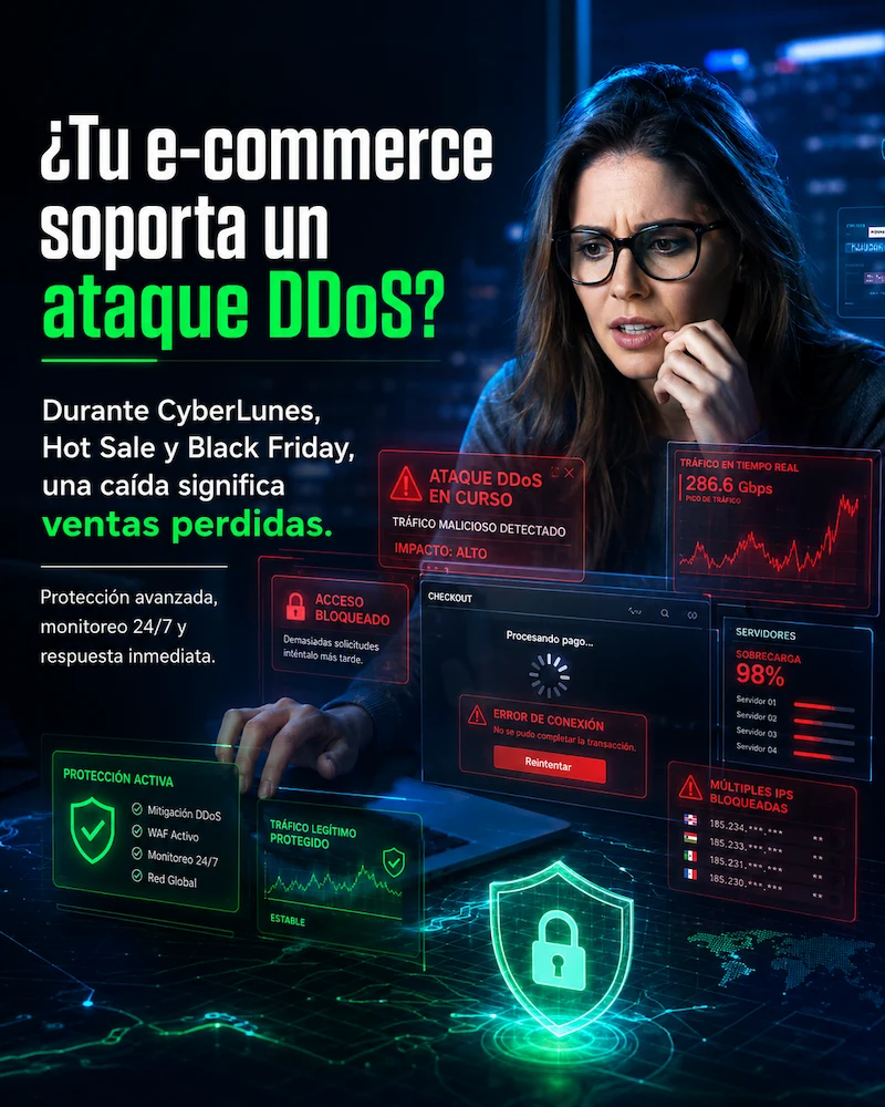 CyberLunes, HotSale y Black Friday: ciberseguridad en Colombia para proteger tu e-commerce de fraudes y ataques DDoS