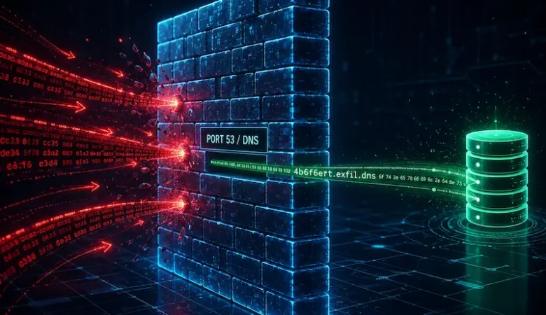 DNS Exfiltration: cómo se fuga tu base de datos sin tocar el firewall
