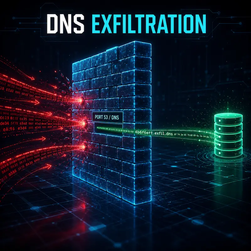 DNS Exfiltration: cómo se fuga tu base de datos sin tocar el firewall