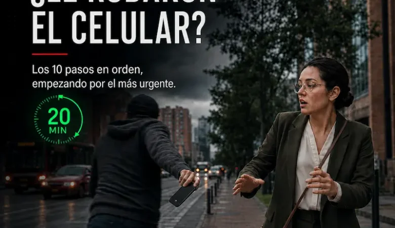 ¿Le robaron el celular?: los 10 pasos en orden, empezando por el más urgente