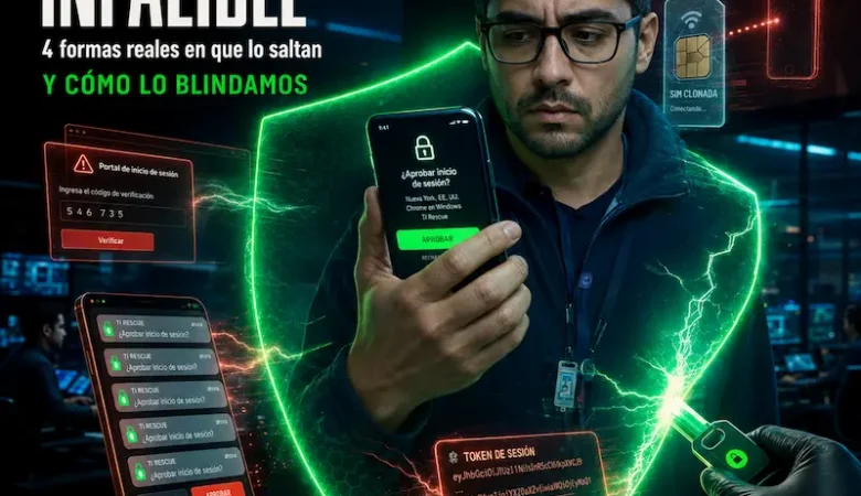 MFA no es infalible: 4 formas en que los hackers lo saltan (y cómo blindar tu ciberseguridad)