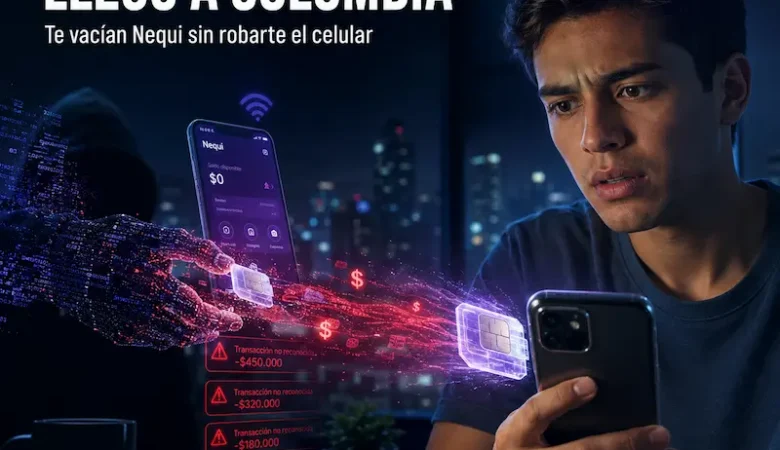 SIM Swapping en Colombia: Cómo te vacían Nequi sin robarte el celular (y cómo protegerte)